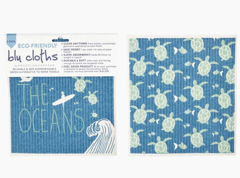 Save the Oceans Set/2 Swedish Towel