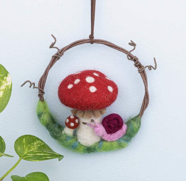 Mushroom Wreath Ornament