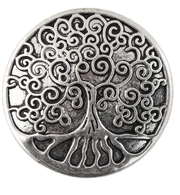 Silver Tree of Life Magentic Pin