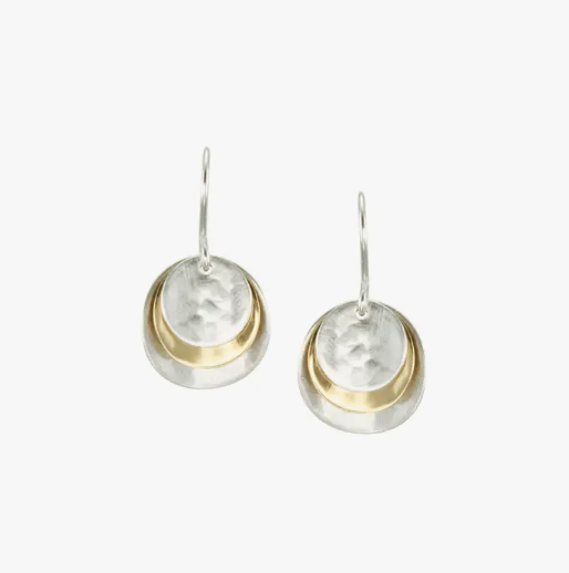 Stacked Disc Earring