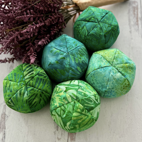 Green Batik Medicine Ball