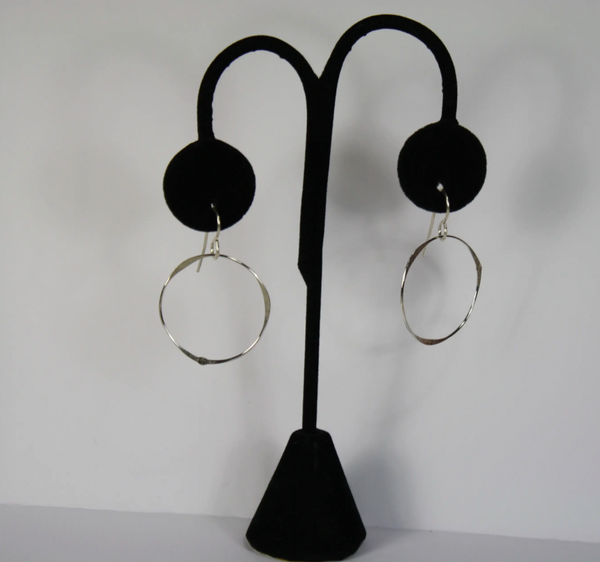 Sterling Circle Earring