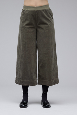 Kelp Mini Cord Crop Pant