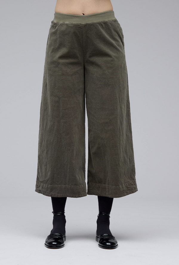 Kelp Mini Cord Crop Pant
