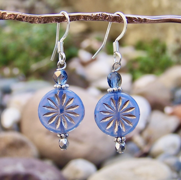 Sapphire Aster Star Earring