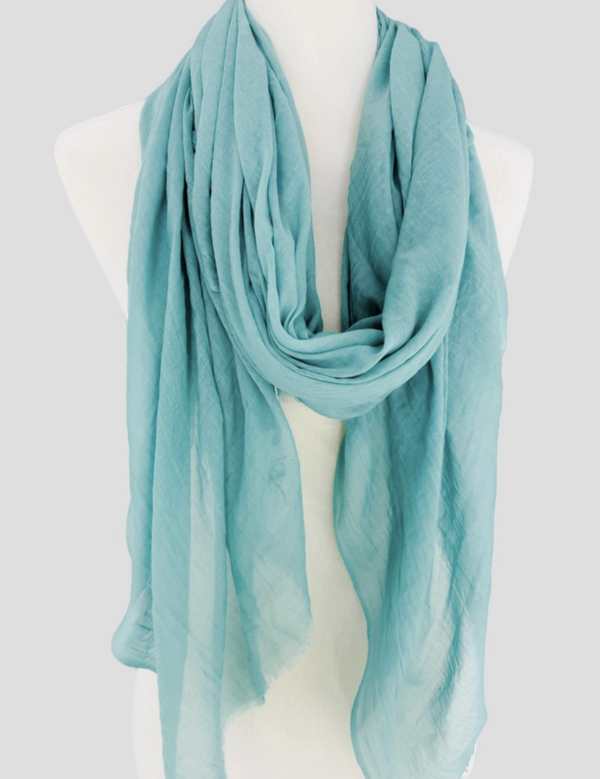 Super Soft Solid Mint Scarf