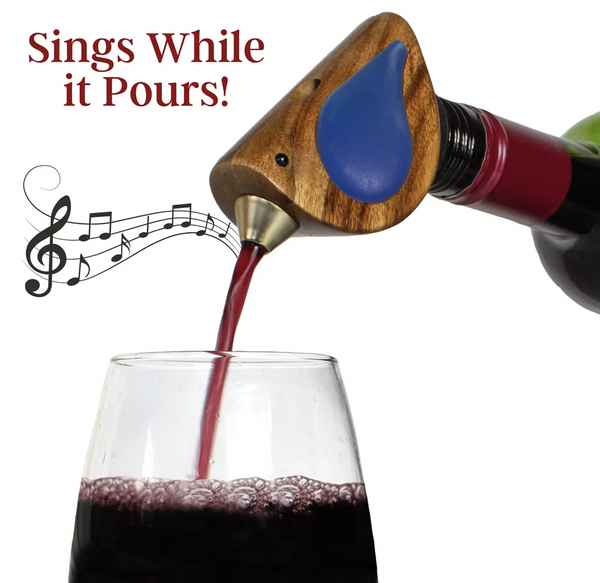 Blue Songbird Wine Pourer