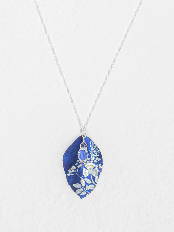 Indigo Blooming Elm Necklace