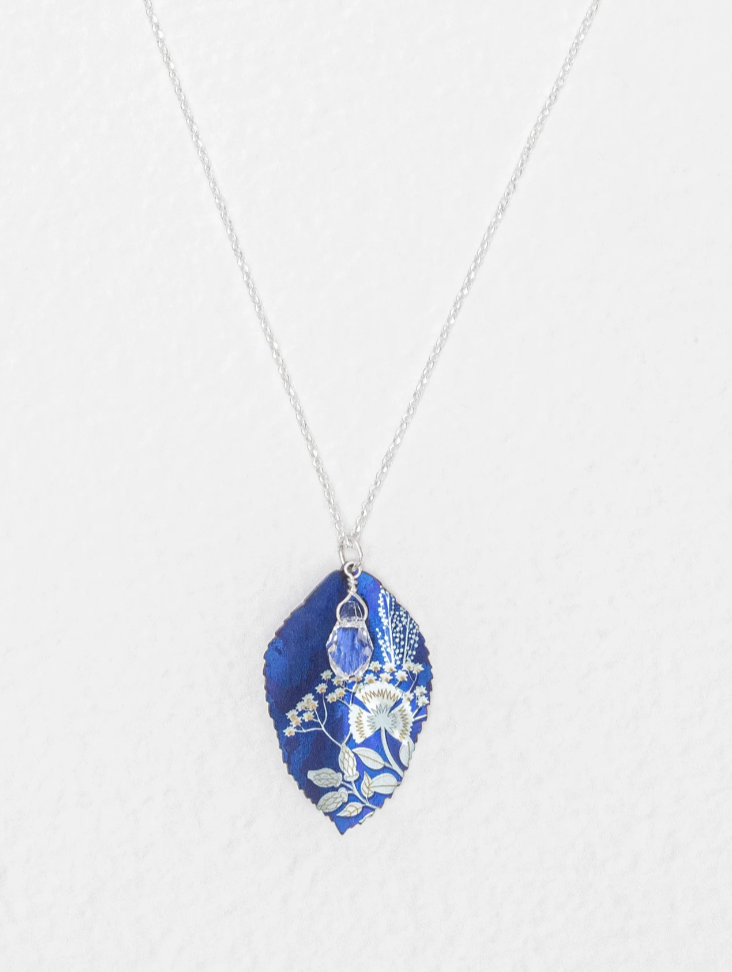 Indigo Blooming Elm Necklace