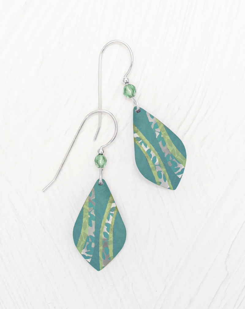 Teal Riverwind Earring