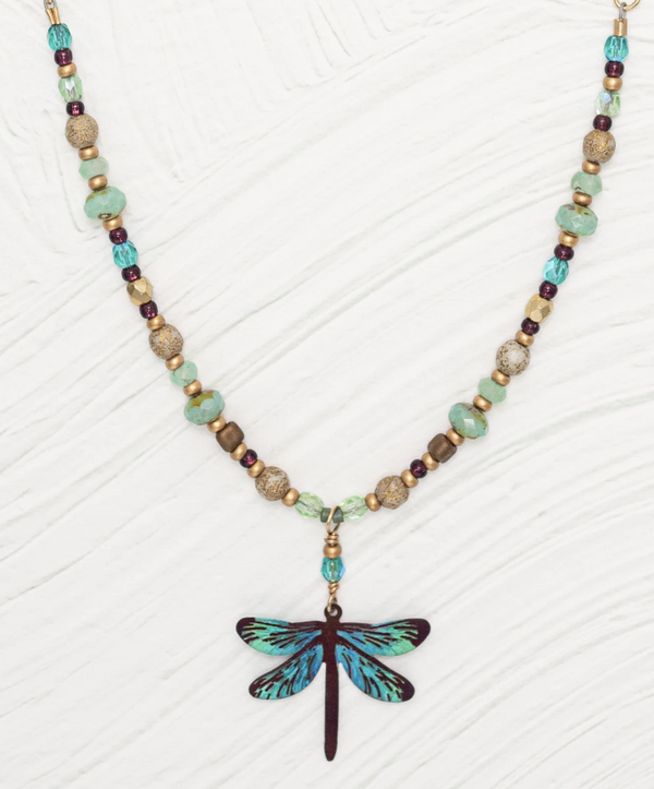 Turquoise Dragonfly Necklace