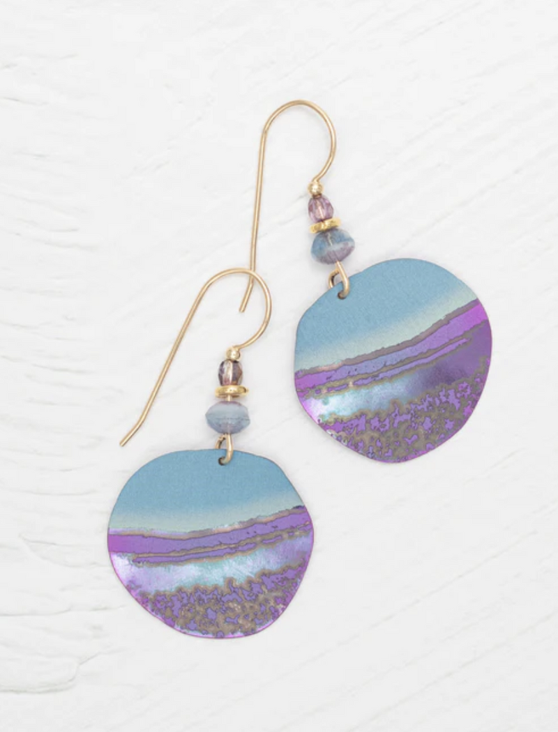 Lavender Rip Tide Earrings