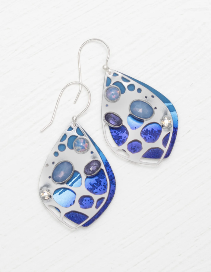 Blue Seashore Dreams Earring