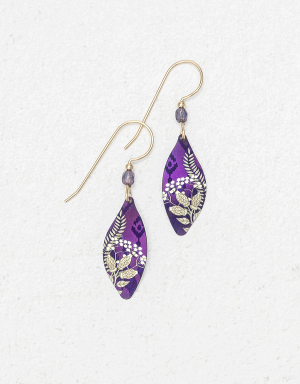 Plum Autumn Echo Earring