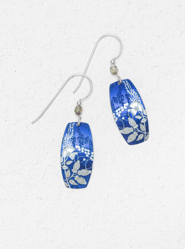 Inidigo Falling Bloom Earring