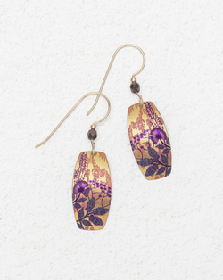 Amber Falling Bloom Earring
