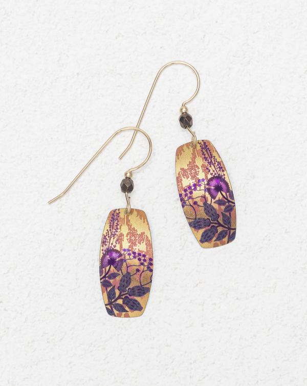 Amber Falling Bloom Earring