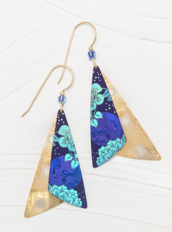 Midnight Blue Caleen Earring