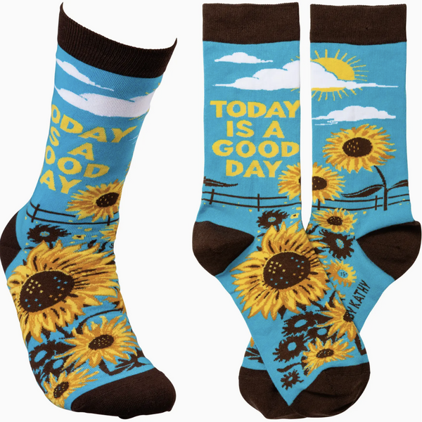 Today is a Good Day Crew Sock