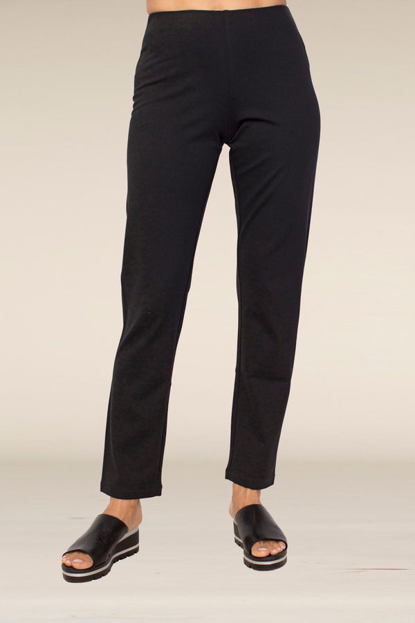 Black Ponte Staight Pant