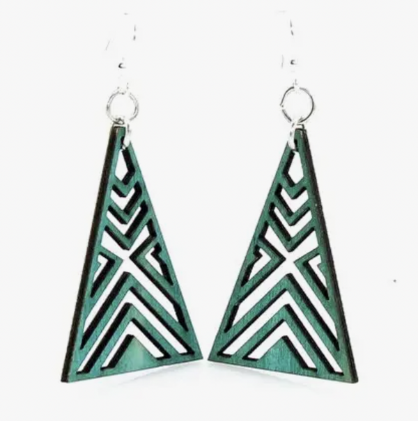 Interlocked Triangle Earrings