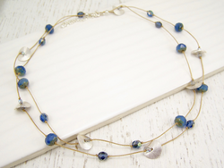 Bluebird Chic Wrap Necklace