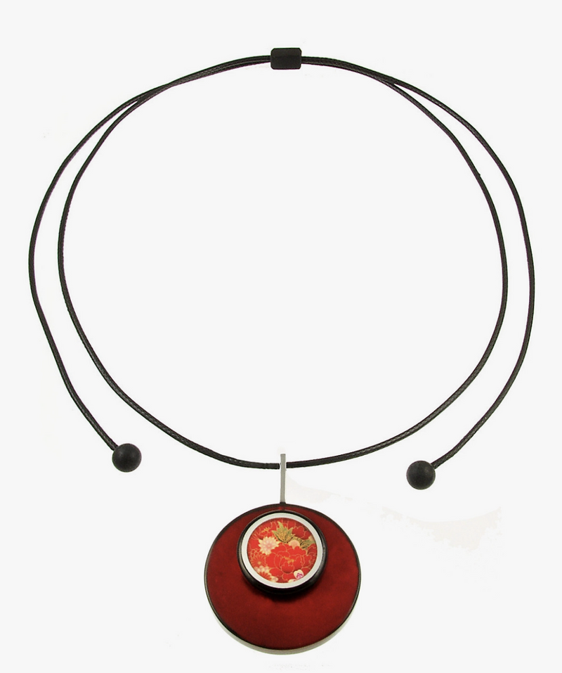 Red Kimono Necklace