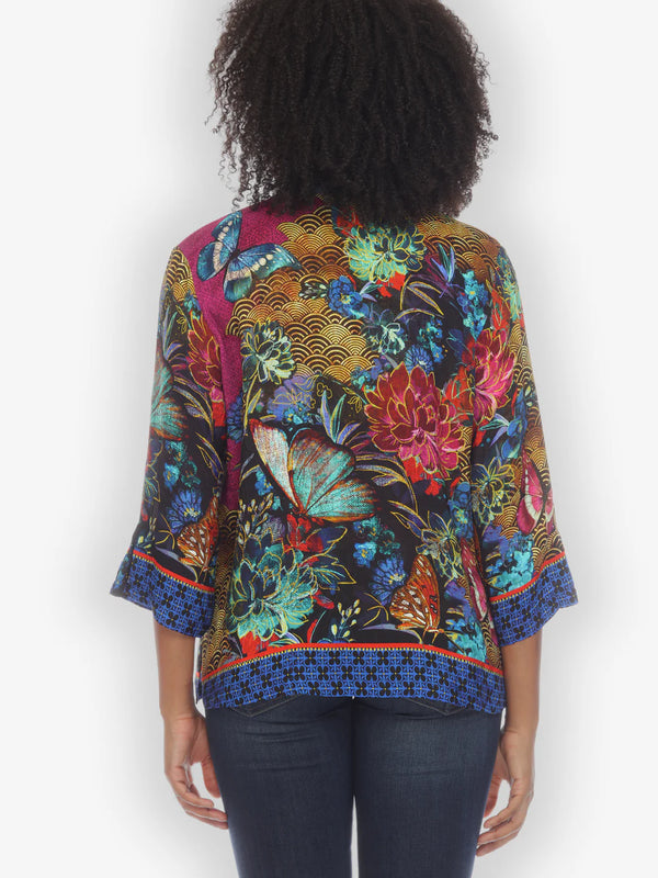 Butterfly Silk Blouse