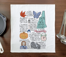 NH Facts Dish Towel
