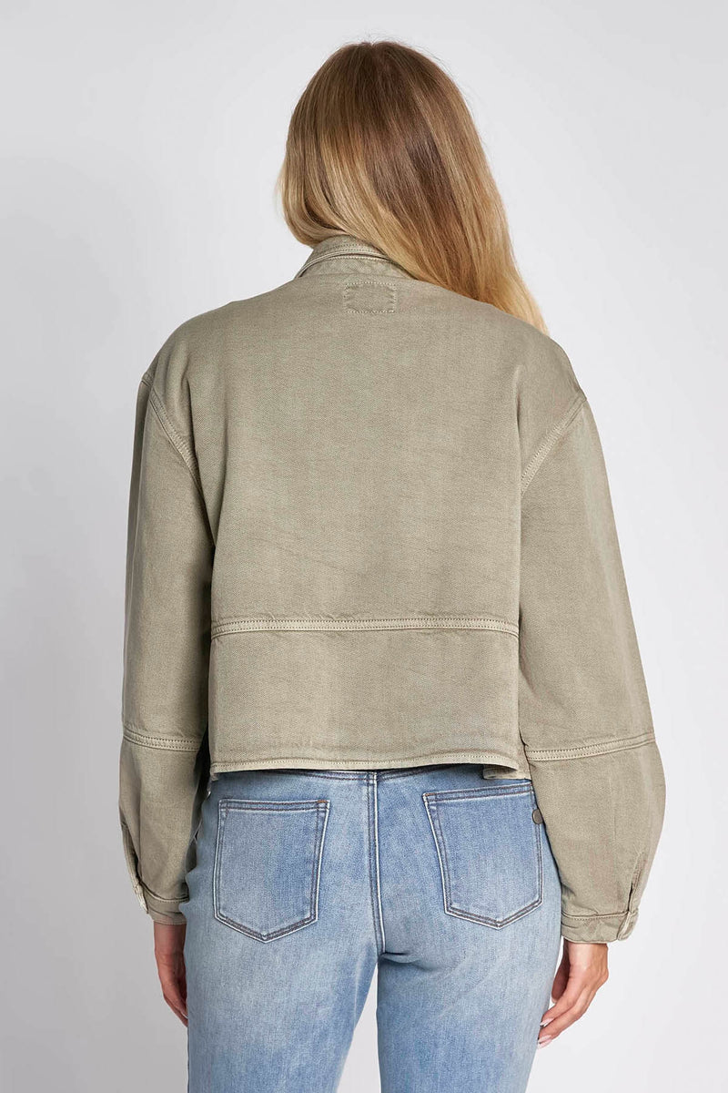 Soft Olive Twill Jacket