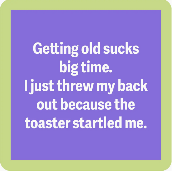 Threw Out Back Coaster