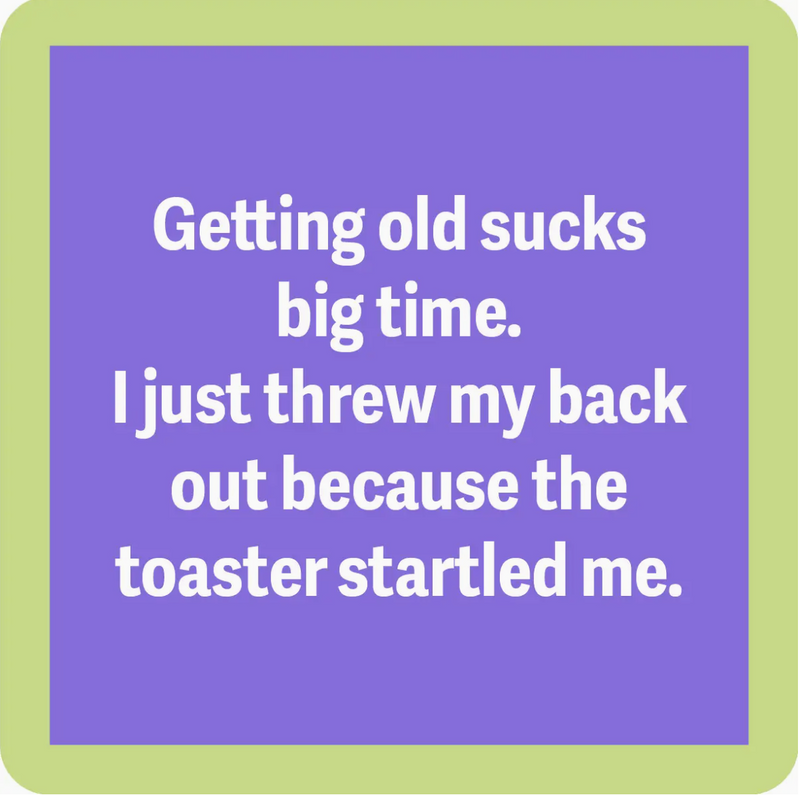 Threw Out Back Coaster