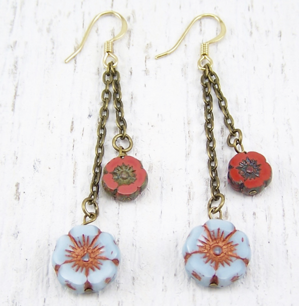 Baha Hibiscus Earrings