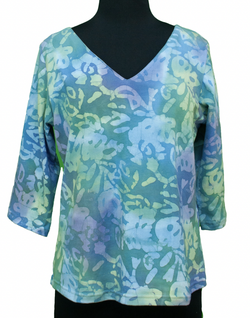 Soft Seas Batik Top