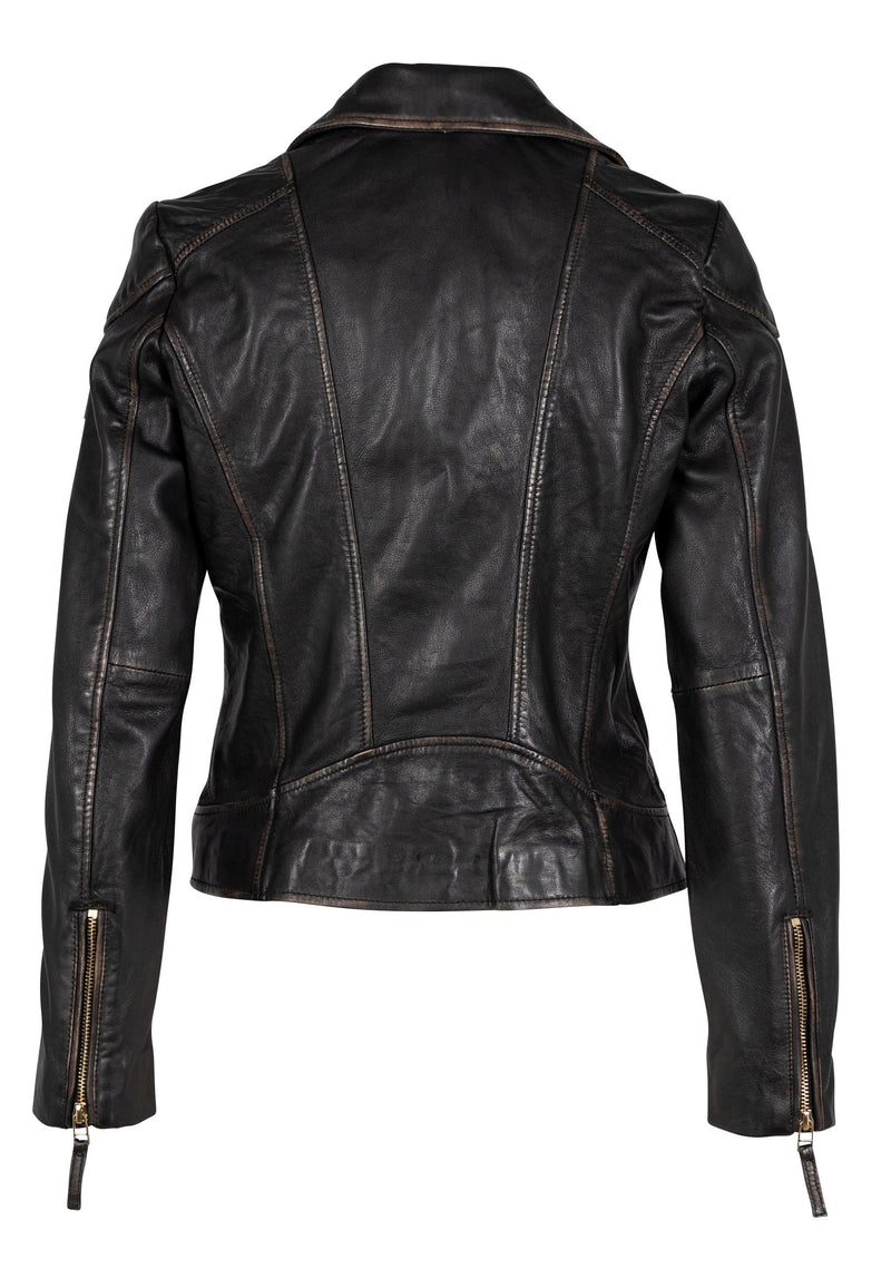 Vintage Black Leather Jacket