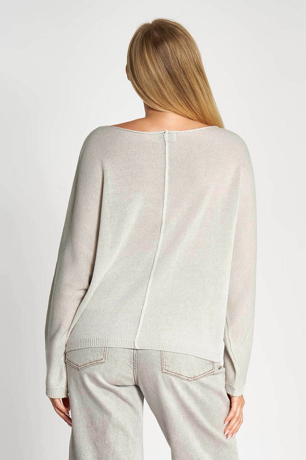 Silver Mesh Sweater