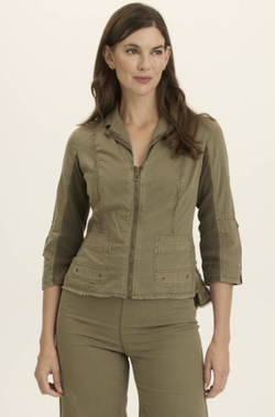 Green Linen Raphael Blazer