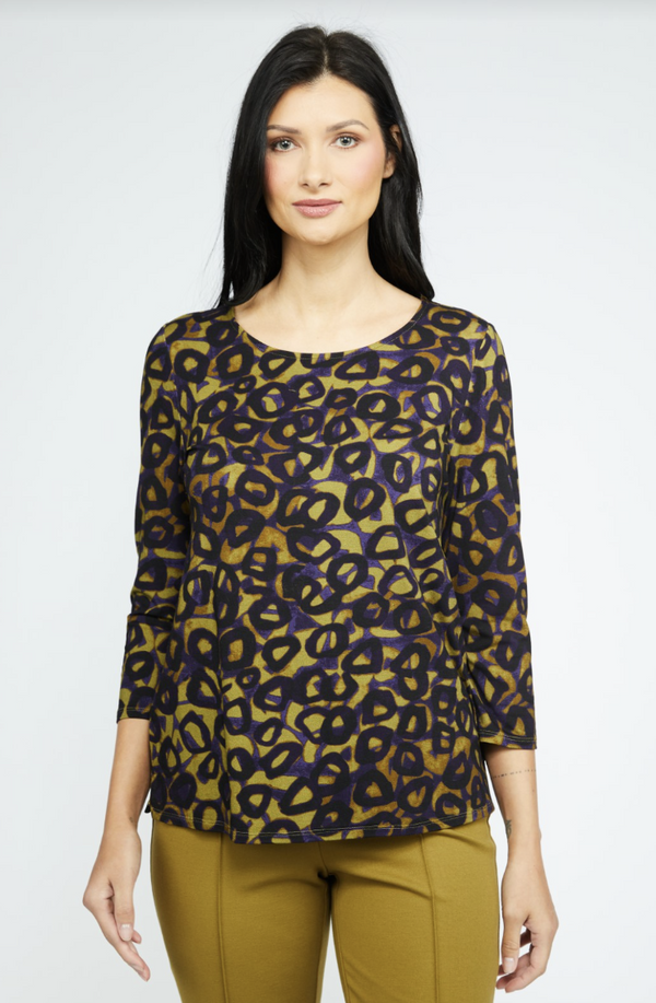 Arthouse Circle Violet Top