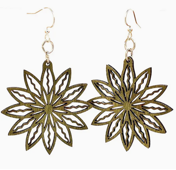 Green Agave Earring