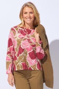 Rose Floral Boxy Top