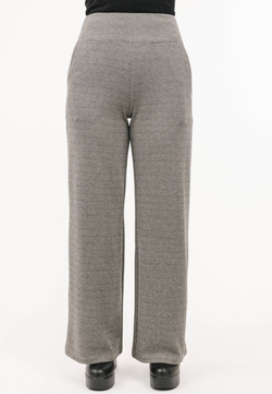 Grey Herringbone Pant