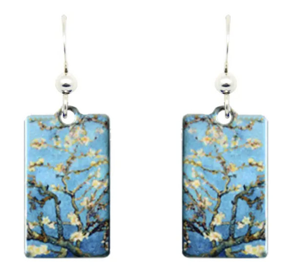 Almond Blossoms Stainless Steel Earring