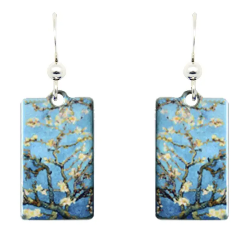 Almond Blossoms Stainless Steel Earring