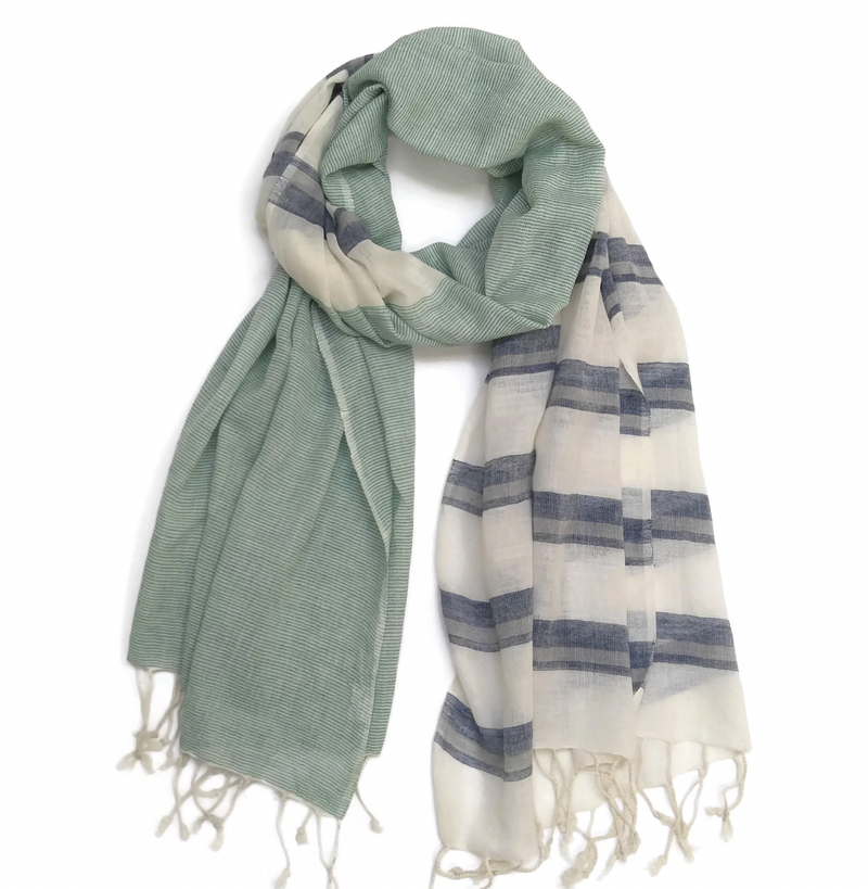 Hand Loomed Cotton Scarf