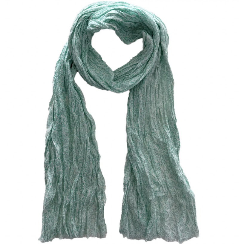 Lisette Crinkle Cotton Scarf