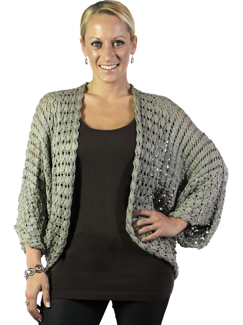 Champagne Crochet Shrug