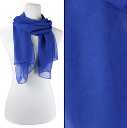 Royal Blue Silky scarf