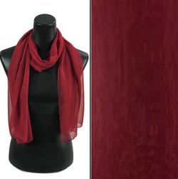 Burgundy Silky scarf