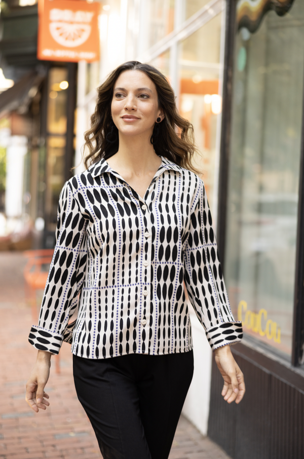 Georgette Dashes Blouse