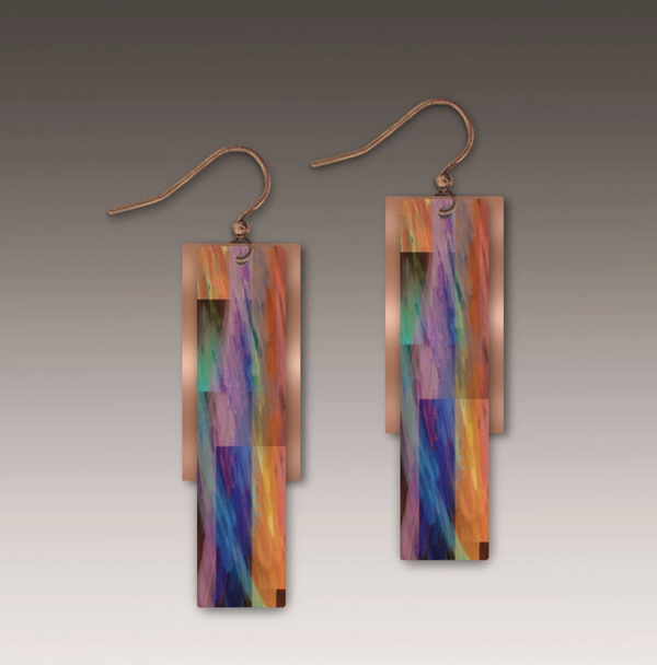 Multicolor Copper Accent Earring